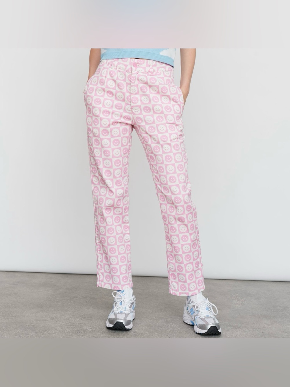 LAZY OAF Happy Checkered Pants